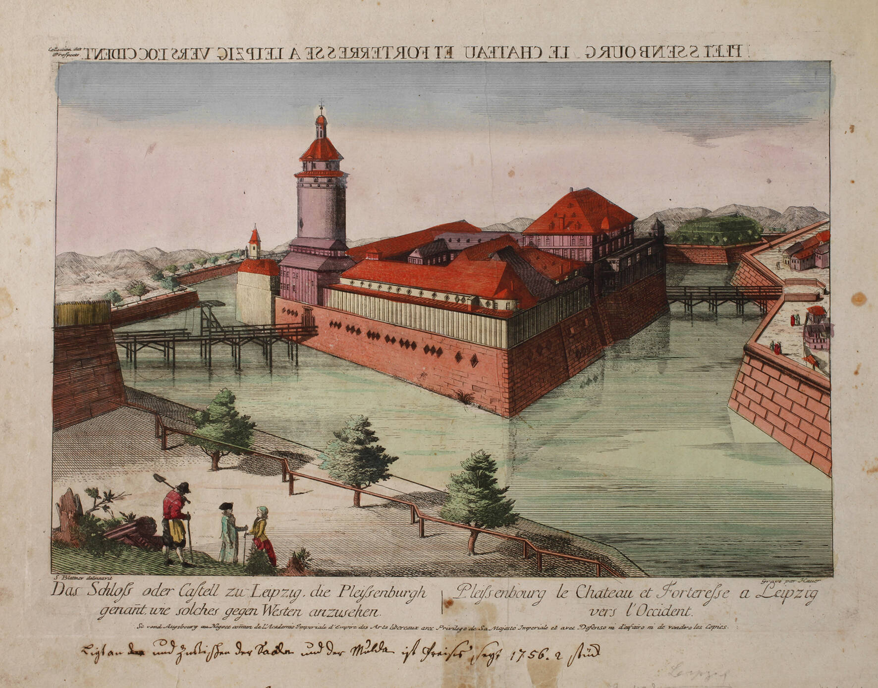 Daniel Adam Hauer, Die Pleißenburg in Leipzig