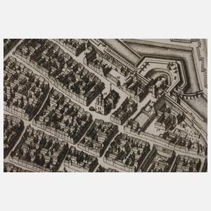 Matthäus Merian d. Ä., Leipzig aus der Vogelschau