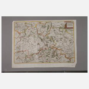 Kupferstichkarte Sachsen