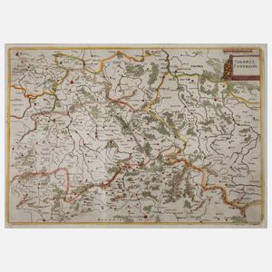 Kupferstichkarte Sachsen