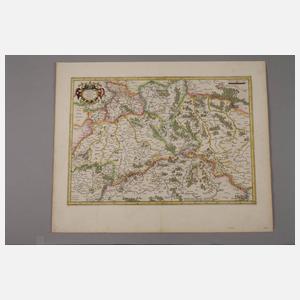 Prof. Gerhard Mercator, Kupferstichkarte Sachsen