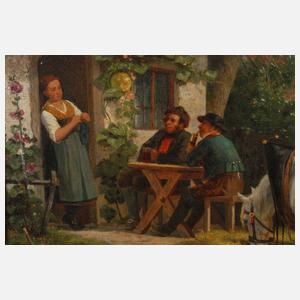 Karl Wilhelm Hahn, Bei der Rast