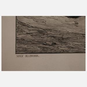 Max Klinger, Simplicius am Grabe des Einsiedlers