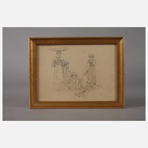 Rudolf Schuster, attr., Vier Kinder