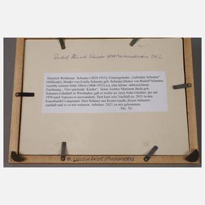 Rudolf Schuster, attr., Vier Kinder