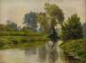 Ferdinand Max Anders, attr., Flusslandschaft