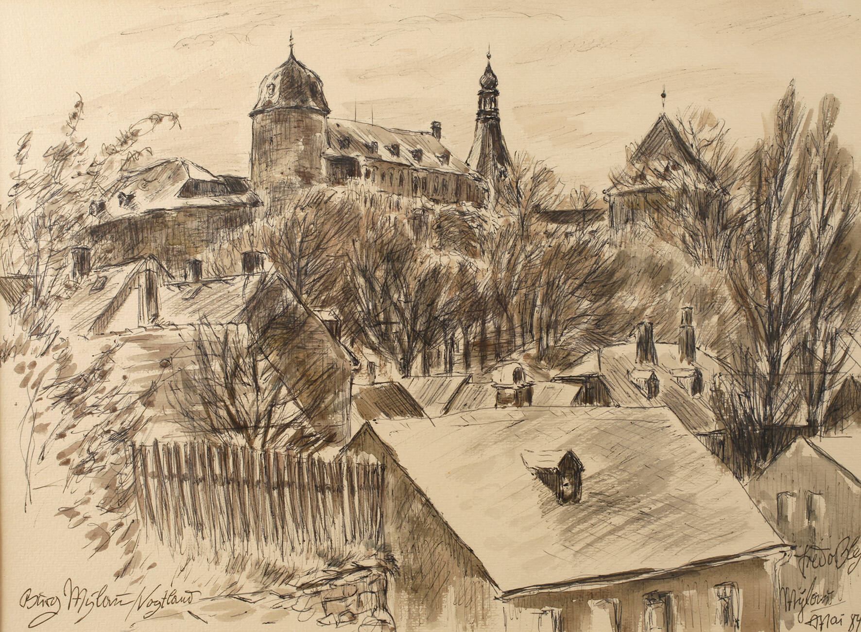 Fredo Bley, Burg Mylau