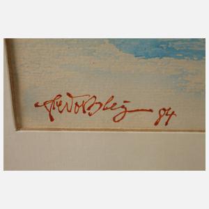 Fredo Bley, "Vorfrühling im Vogtland"