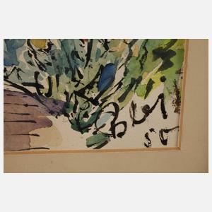 Fredo Bley, Sommerliche Dorfszene