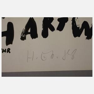 Hartwig Ebersbach, originalgrafisches Plakat