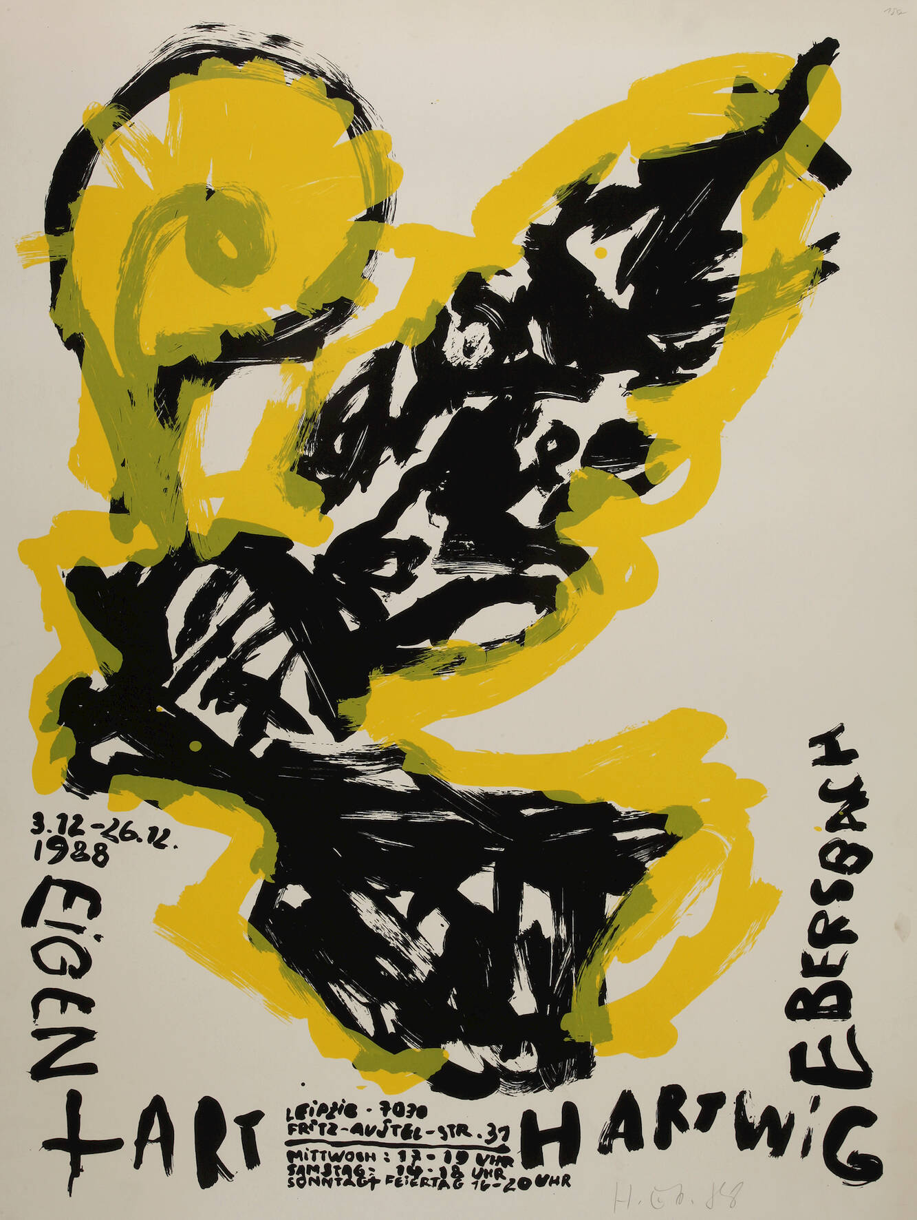 Hartwig Ebersbach, originalgrafisches Plakat