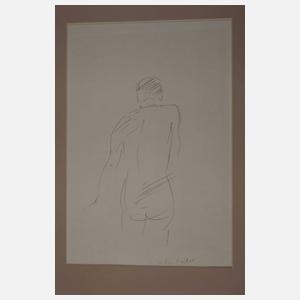 Manfred Feiler, Konvolut Aquarelle/Zeichnungen