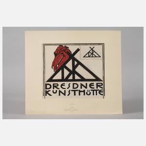 Walter Gasch, Entwurf Dresdner Kunsthütte