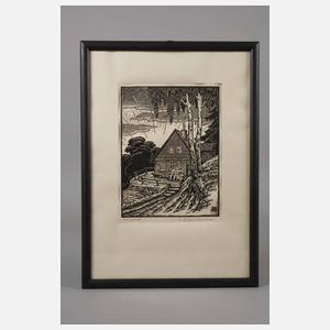 Richard Grimm-Sachsenberg, Feierabend vorm Haus