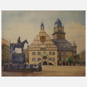 Johannes Hegner, Altmarkt von Plauen