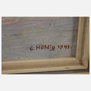 Georg Höhlig, "Winter im Erzgebirge"