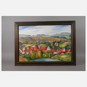 Johannes Zepnick, attr., Blick auf Dippoldiswalde