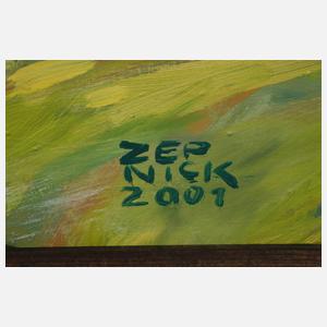 Johannes Zepnick, attr., Blick auf Dippoldiswalde