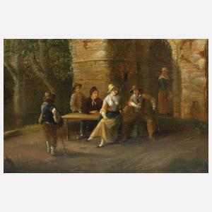 P. J. Huysmans, Gesellschaft am Fluss