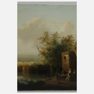 P. J. Huysmans, Gesellschaft am Fluss