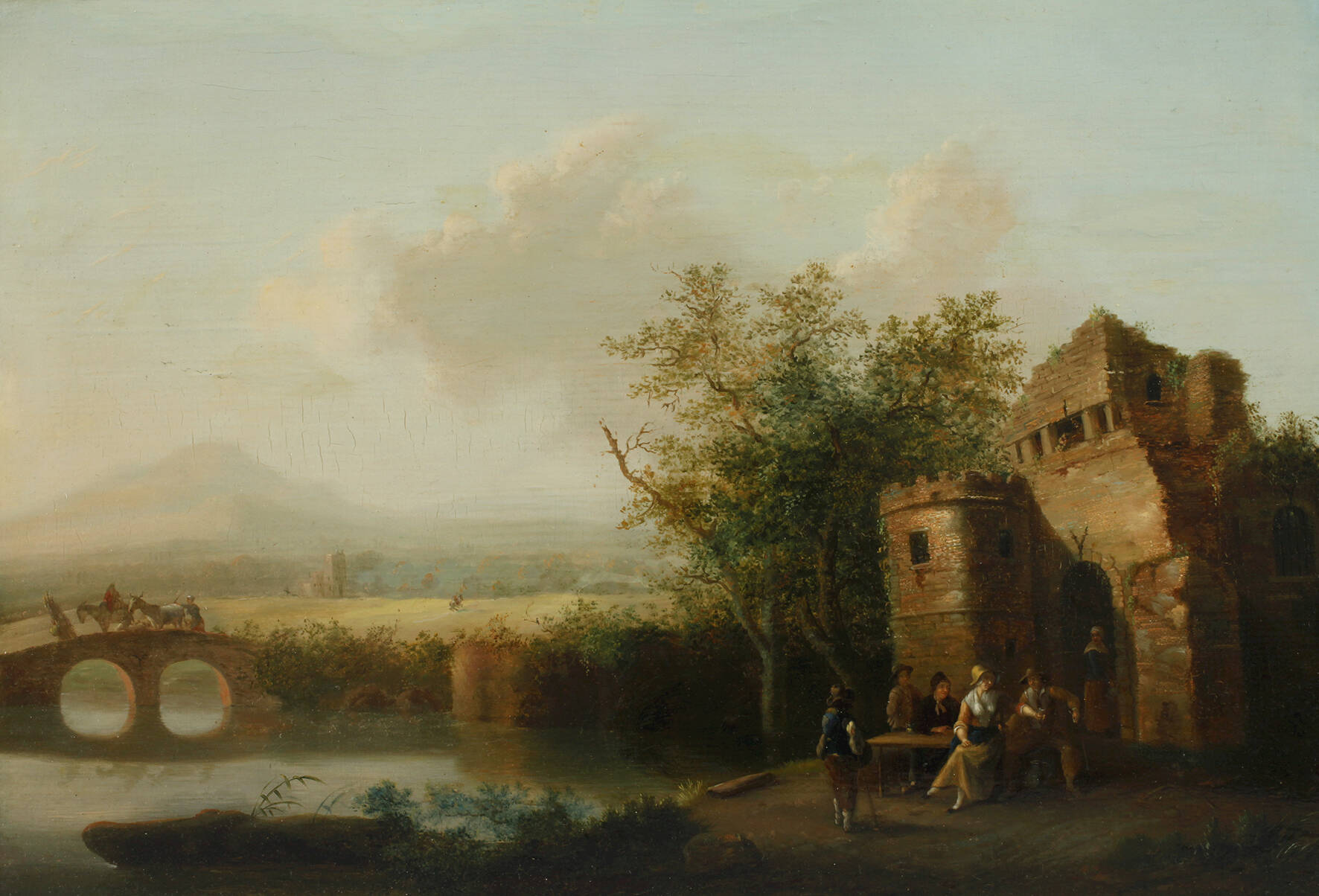 P. J. Huysmans, Gesellschaft am Fluss