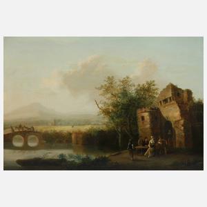 P. J. Huysmans, Gesellschaft am Fluss