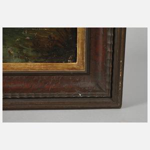 Anton Mozart, attr., Turm im Gebirge