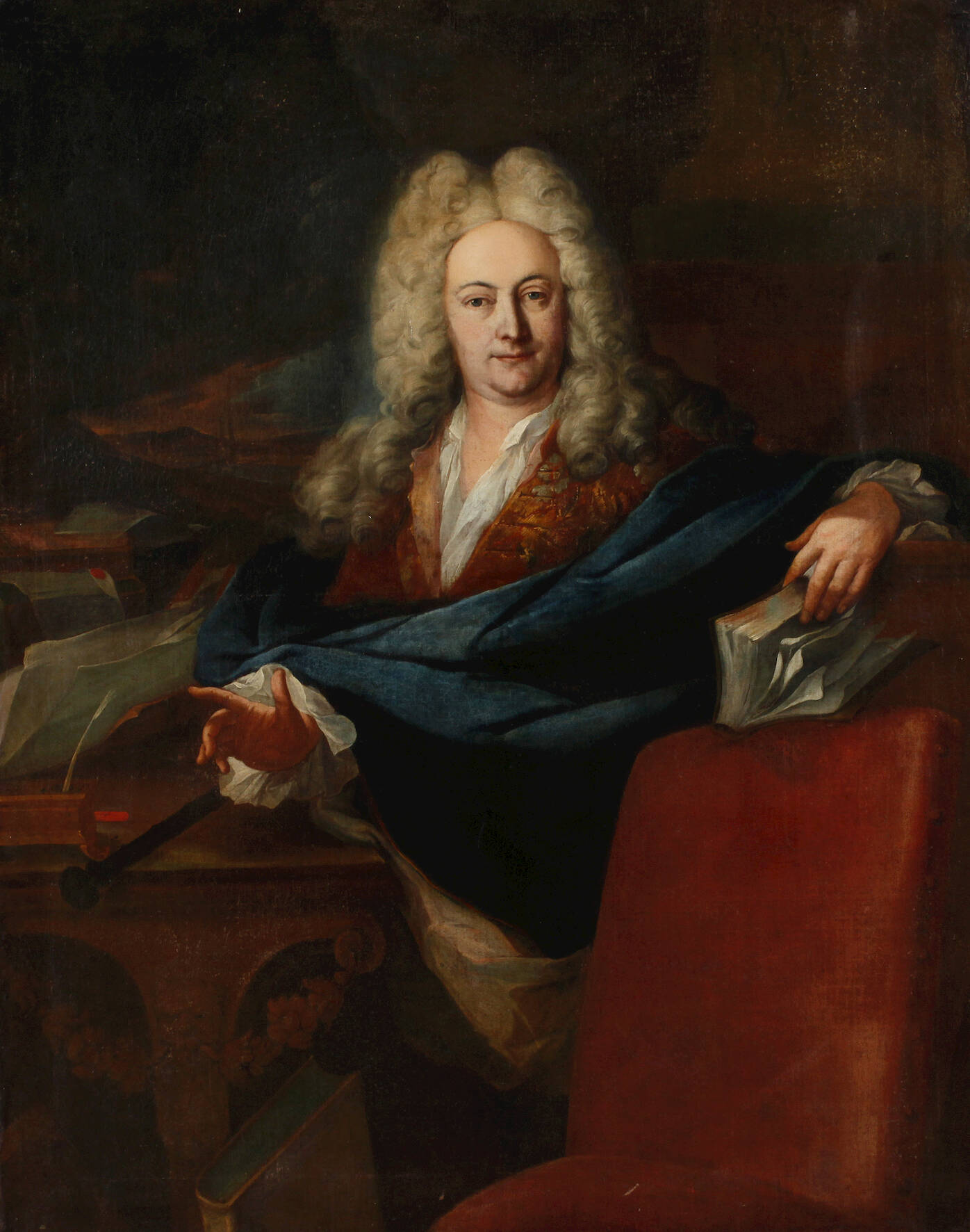 Carl Jacob Stauder, Großes Barockportrait