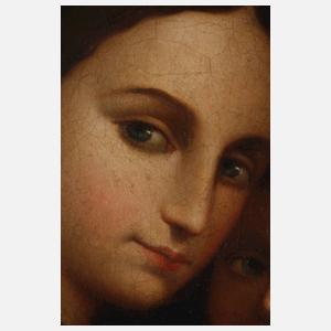 Barocke Kopie nach Raffael "Madonna dela Sedia"