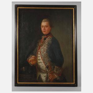Spätbarockes Offiziersbildnis