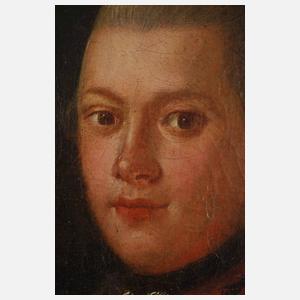 Spätbarockes Offiziersbildnis