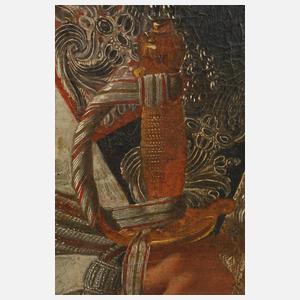 Spätbarockes Offiziersbildnis