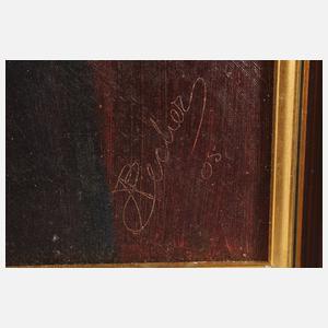 A. Becher, Damenportrait