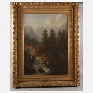 Eduard Boehm, "Gebirgsbach aus der Schweiz"