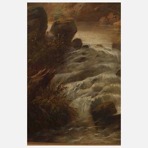 Eduard Boehm, "Gebirgsbach aus der Schweiz"