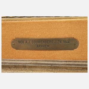 Abraham Johannes Couwenberg, attr., Stadt am Fluss