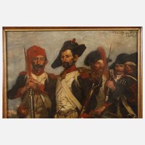 Prof. Wilhelm von Diez, Napoleonische Soldaten