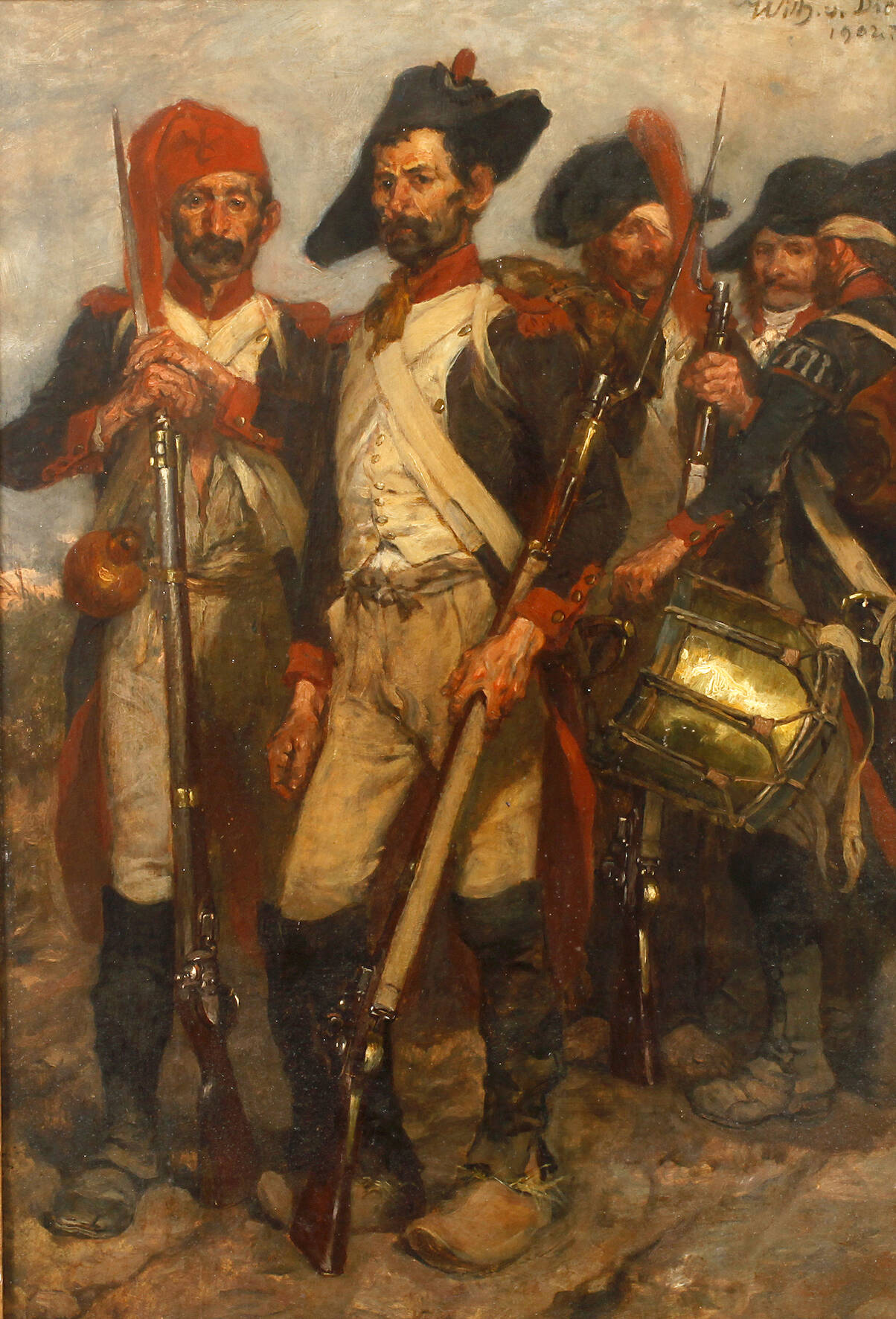 Prof. Wilhelm von Diez, Napoleonische Soldaten