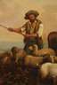 Prosper Ferey, attr., Hirtenlandschaft