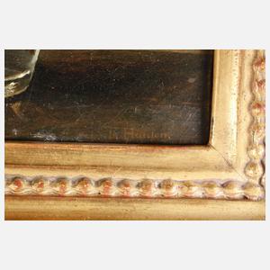 Th. Hansen, Biedermeier-Blumenstillleben