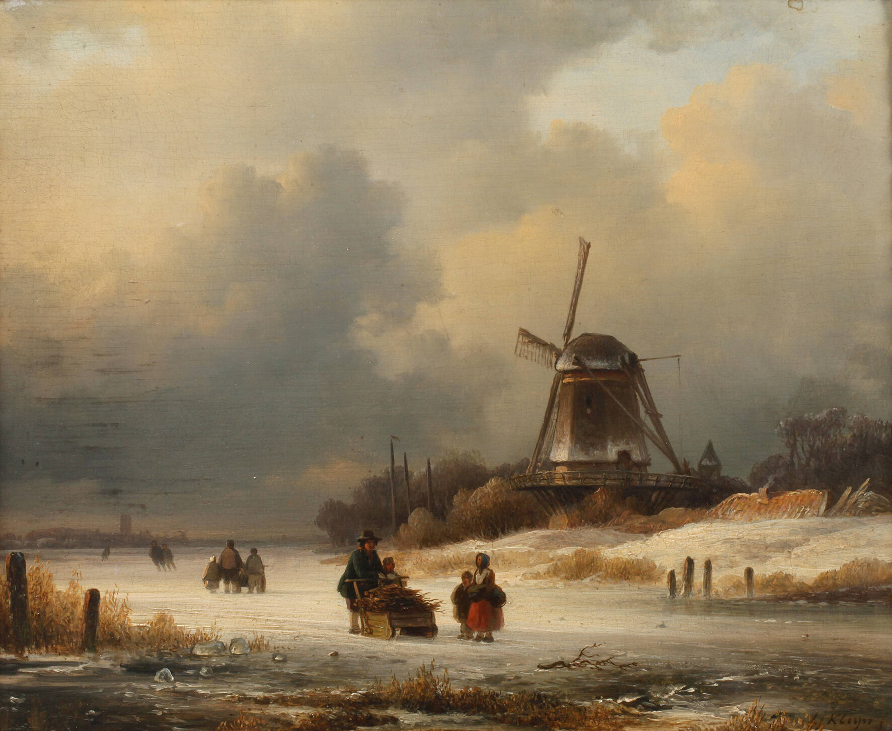 Lodewijk Johannes Kleyn, Holländische Winterlandschaft