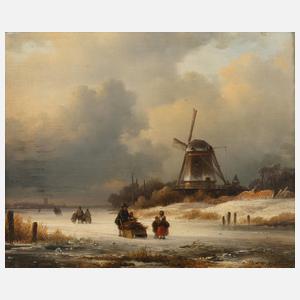 Lodewijk Johannes Kleyn, Holländische Winterlandschaft