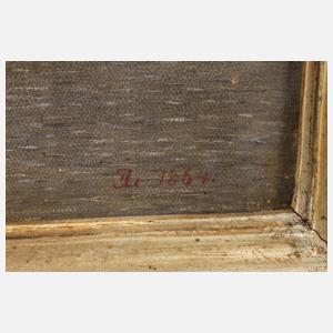 Prof. Eduard Leonhardi, "... Zschopautal bei Gewittersturm"