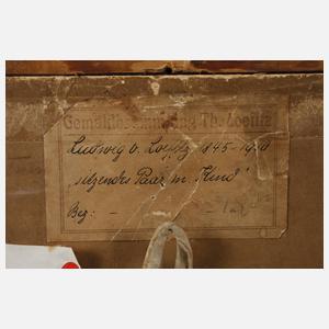 Ludwig von Löfftz, "Sitzendes Paar mit Kind"