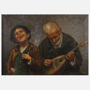 Arturo Petrocelli, attr., Straßenmusikanten