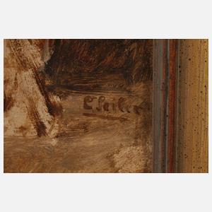 Prof. Carl Seiler, Beim Portraitmaler