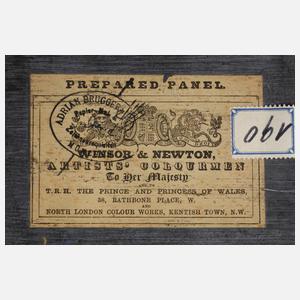 Prof. Carl Seiler, Beim Portraitmaler