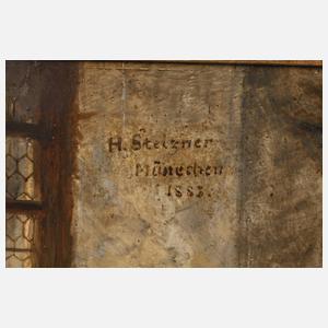 Prof. Heinrich Stelzner, Die interessante Buchseite