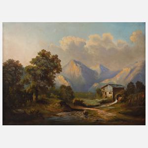 Fr. Truijens, Mühle im Gebirge