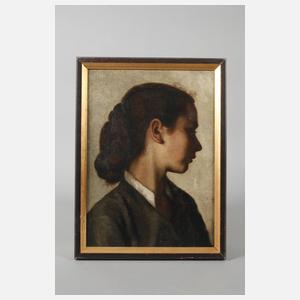 Clara Walther, attr., Mädchenportrait